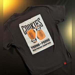 Cookies Pound For Pound Black Mens L Short Sleeve T Shirt